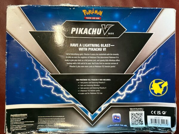 Caja de Pokemon Picachu